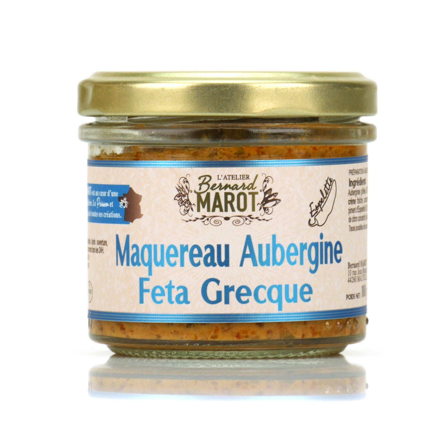 Maquereau aubergines et feta à tartiner