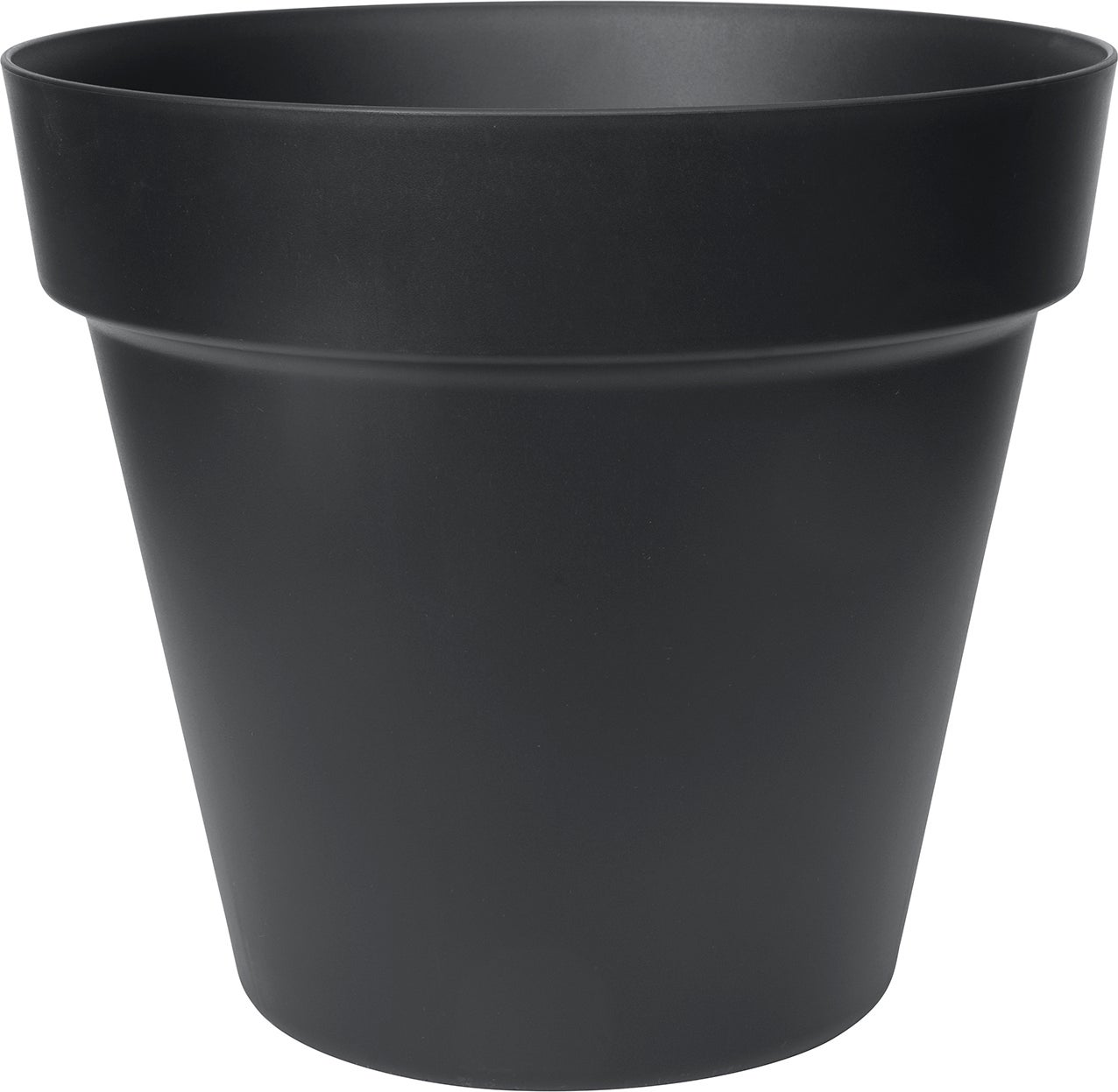 Easyday bloempot Smile zwart D 19,5 H 17,5 cm