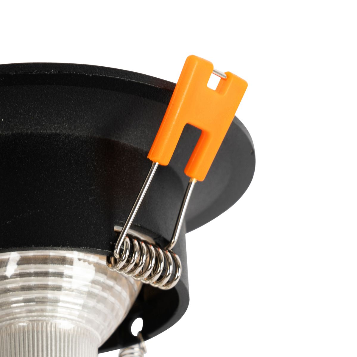 Moderne inbouwspot zwart GU10 50mm - Gijs