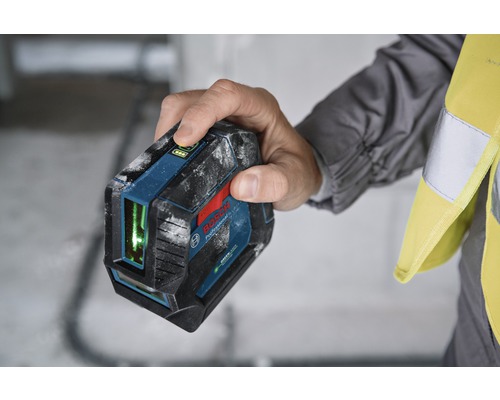 Bosch Professional GLL 2-15 G lijnlaser inclusief laserdoelplaat en 4 x 1,5 V LR6 batterijen (AA)