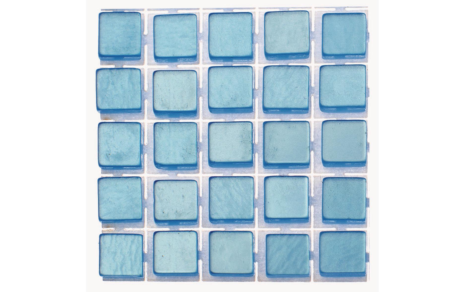 Selbstklebendes Mosaik Poly-Mosaic 5 mm HellblauSelbstklebendes Kunststoff-Mosaik, hellblau