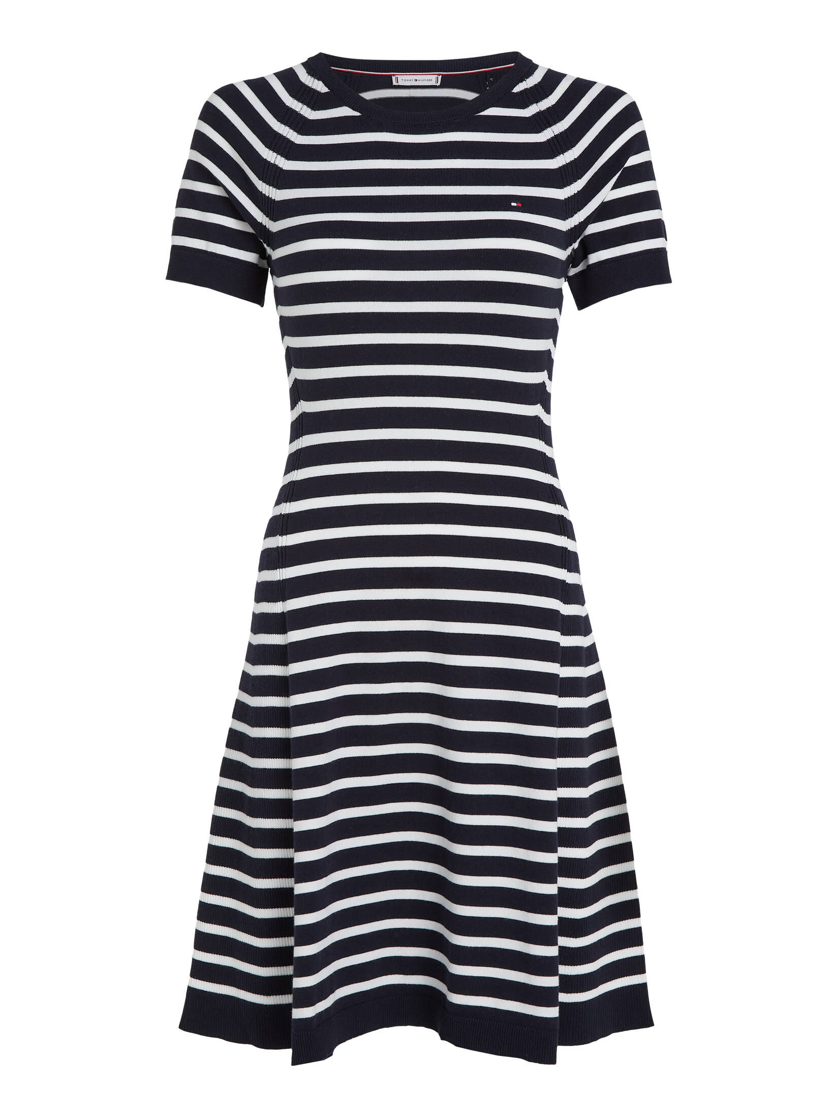 Tommy Hilfiger| Damen Kleid JERSEY STITCH Fit and Flare