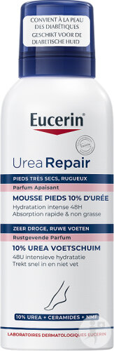 Eucerin UreaRepair Mousse Pieds 10% D'Urée Peau Très Sèche et Rugueuse 150ml