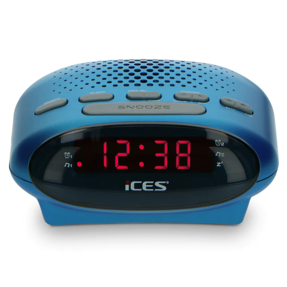 Alecto Wekkerradio Blauw