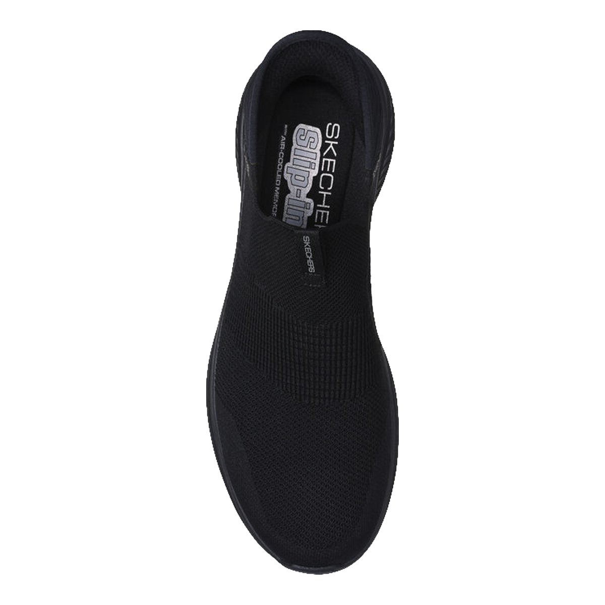 2X les points-Slip_in_uf-m-Baskets - Talon plat - Noir/Noir