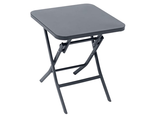 HESPERIDE - Table d'appoint de jardin carrée greensboro - gris graphite