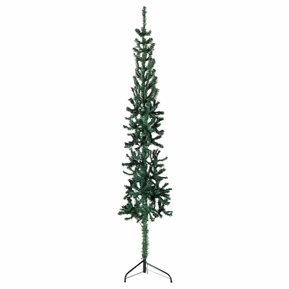 vidaXL - Halve Kunstkerstboom - Groen - 120 cm