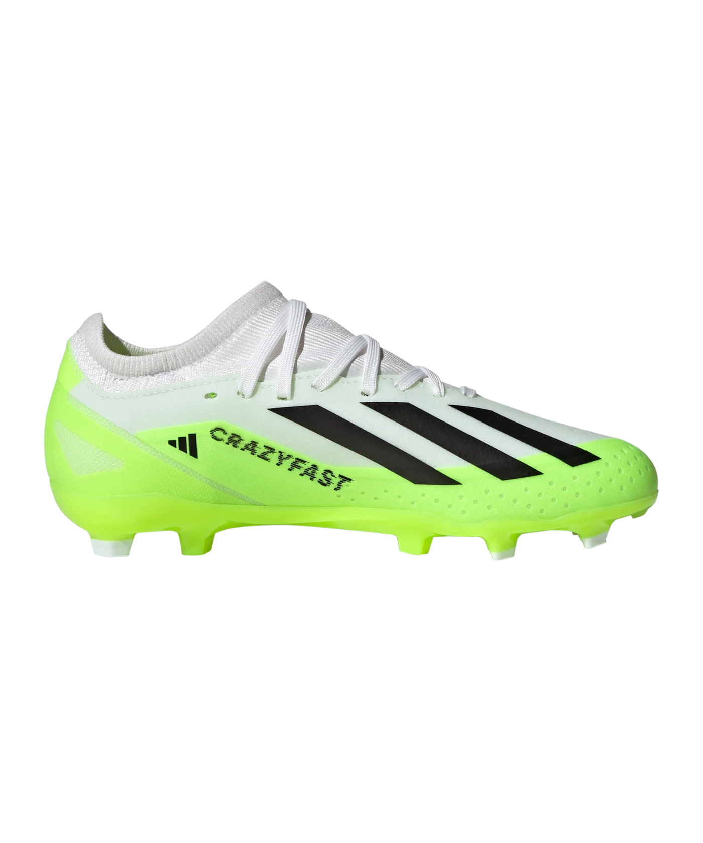 adidas X Crazyfast.3 FG Crazyrush Kids Weiss Schwarz Gelb