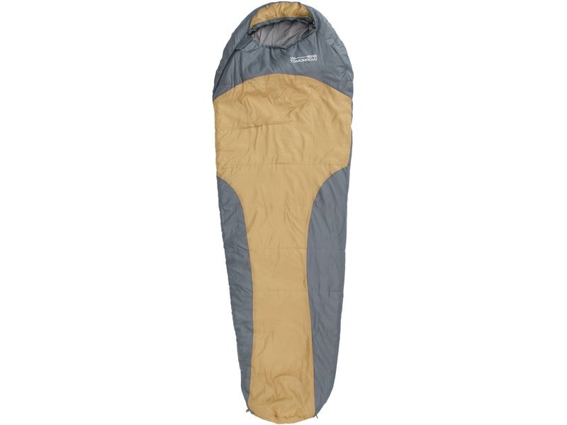 Where tomorrow Mumienschlafsack Polyester, Curry Schlafsack für eine Person