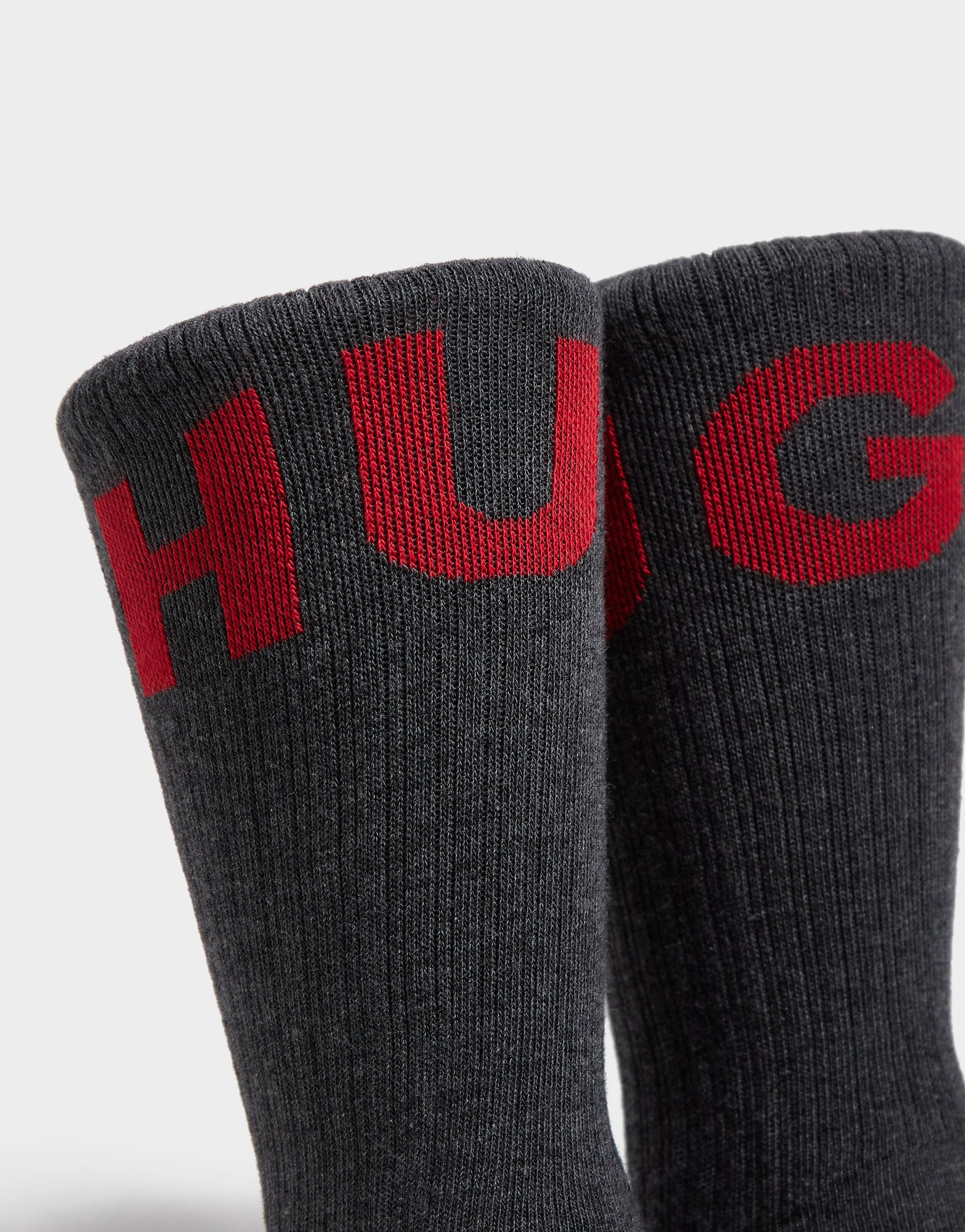 HUGO Lot de 2 Paires de Chaussettes Rib Icon Homme