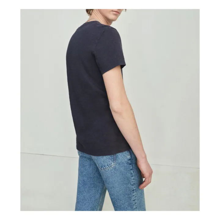 American Vintage T-Shirt Bysapick | Bleu marine