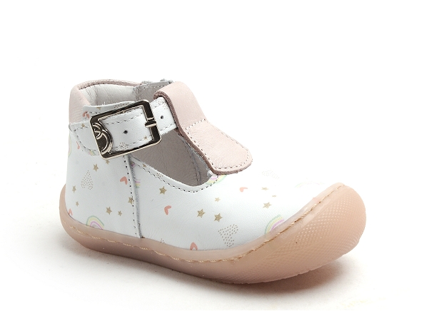 Bellamy boots et bottillon bebe flexi bel sandy blanc