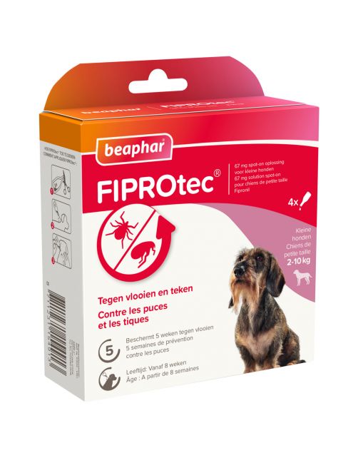 Beaphar Fiprotec Dog 3+1 pip - Anti vlooien en tekenmiddel