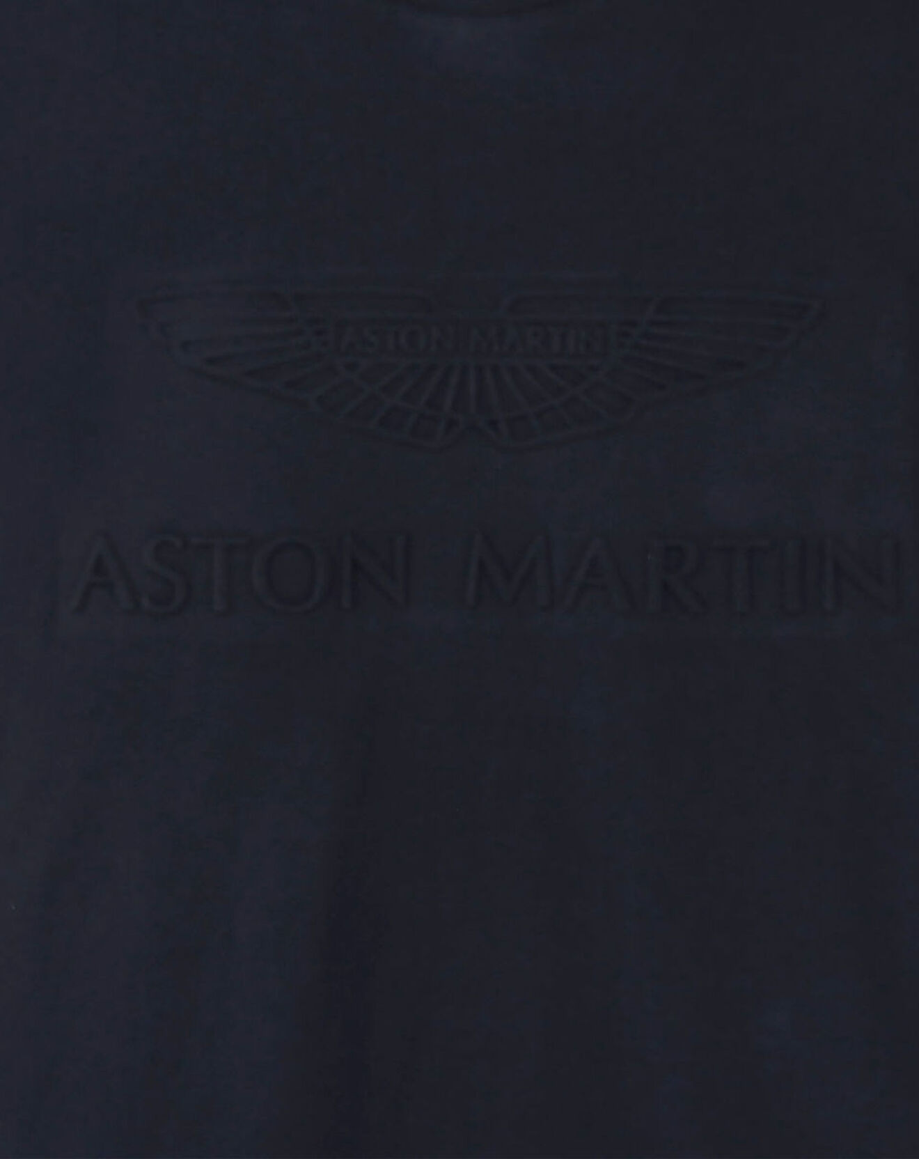 Hackett London T-Shirt Regular Fit Aston Martin Racing embossé bleu marine
