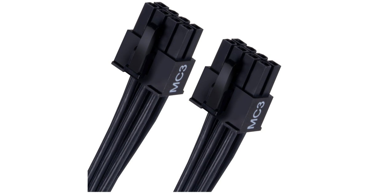 SilverStonePP14-EPS75 kabel  (Zwart)