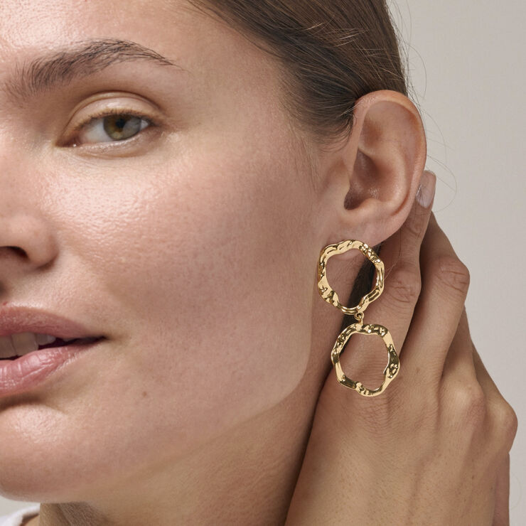 ENAMEL Copenhagen Earring, Miriam 925s/gp