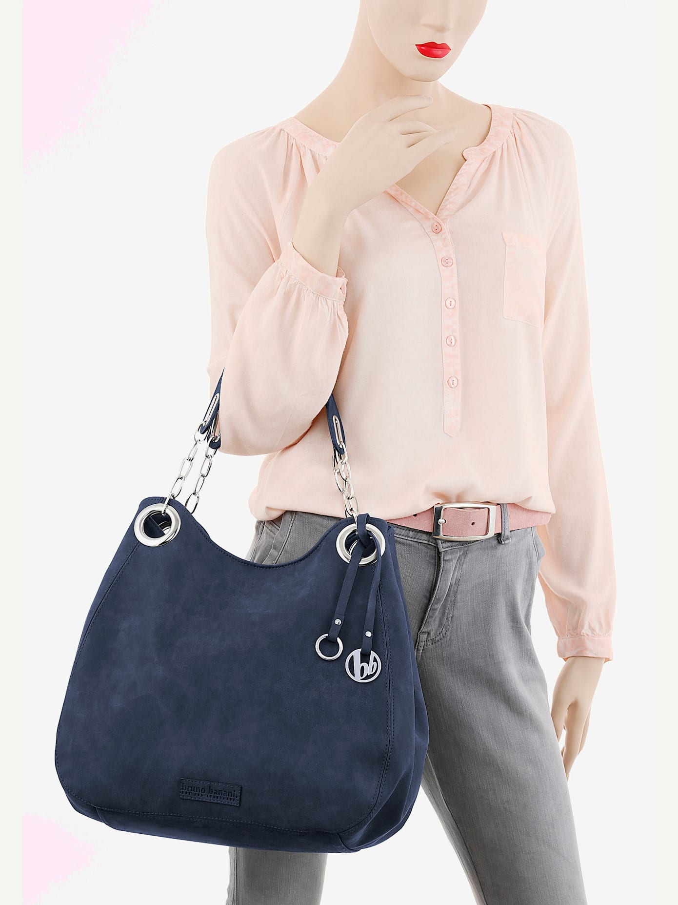 Sac à poignées matière synthétique chic
