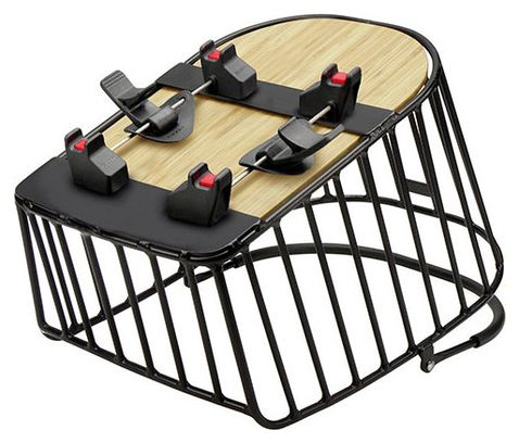 Panier pour Porte-Bagage Klickfix Aluminio GT Korbklip Noir
