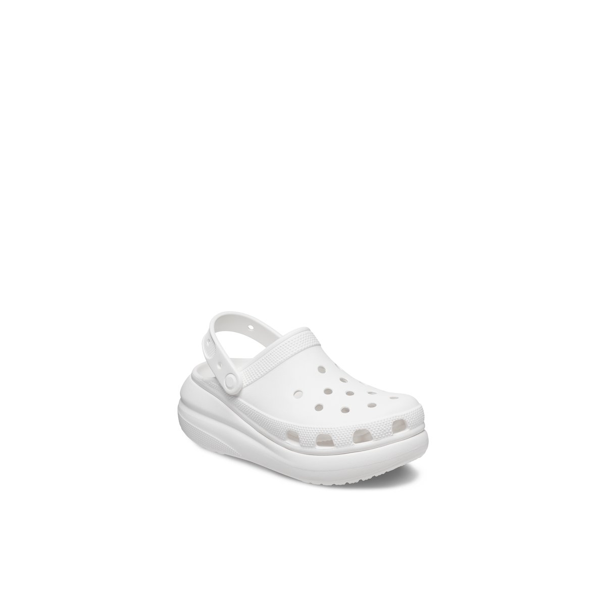 CROCS-Classiccrush-Sabots - Talon plat - Blanc