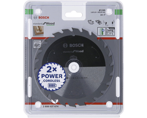 Bosch WO cirkelzaagblad Ø 150x20 mm Z24