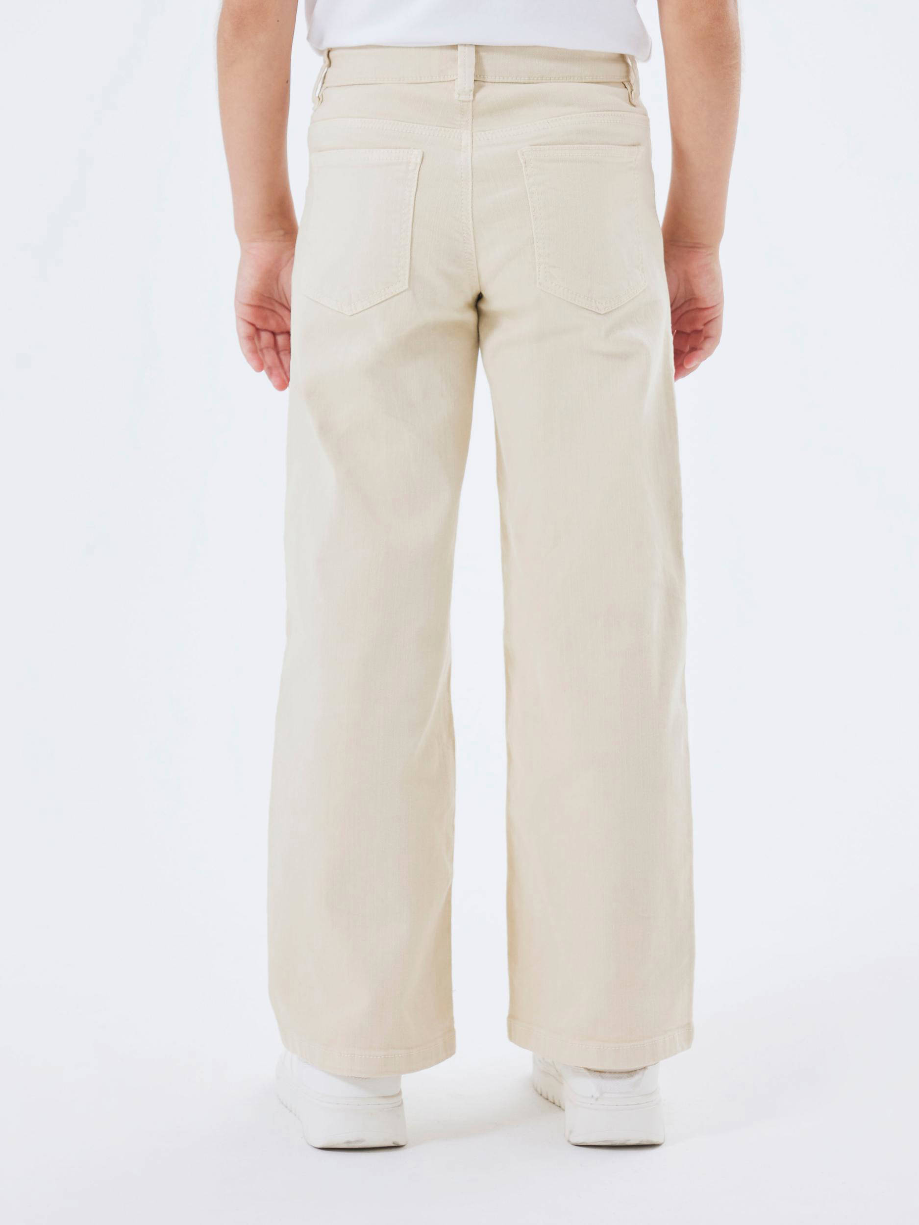 NAME IT wide leg jeans NKFROSE ecru