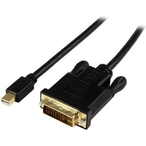 StarTech.com Câble Mini DisplayPort vers DVI de 1,8m - Adaptateur Actif Mini DP à DVI - Vidéo 1080p - mDP 1.2 vers DVI-D Single Link - mDP ou Thunderbolt 1/2 Mac/PC vers Moniteur DVI