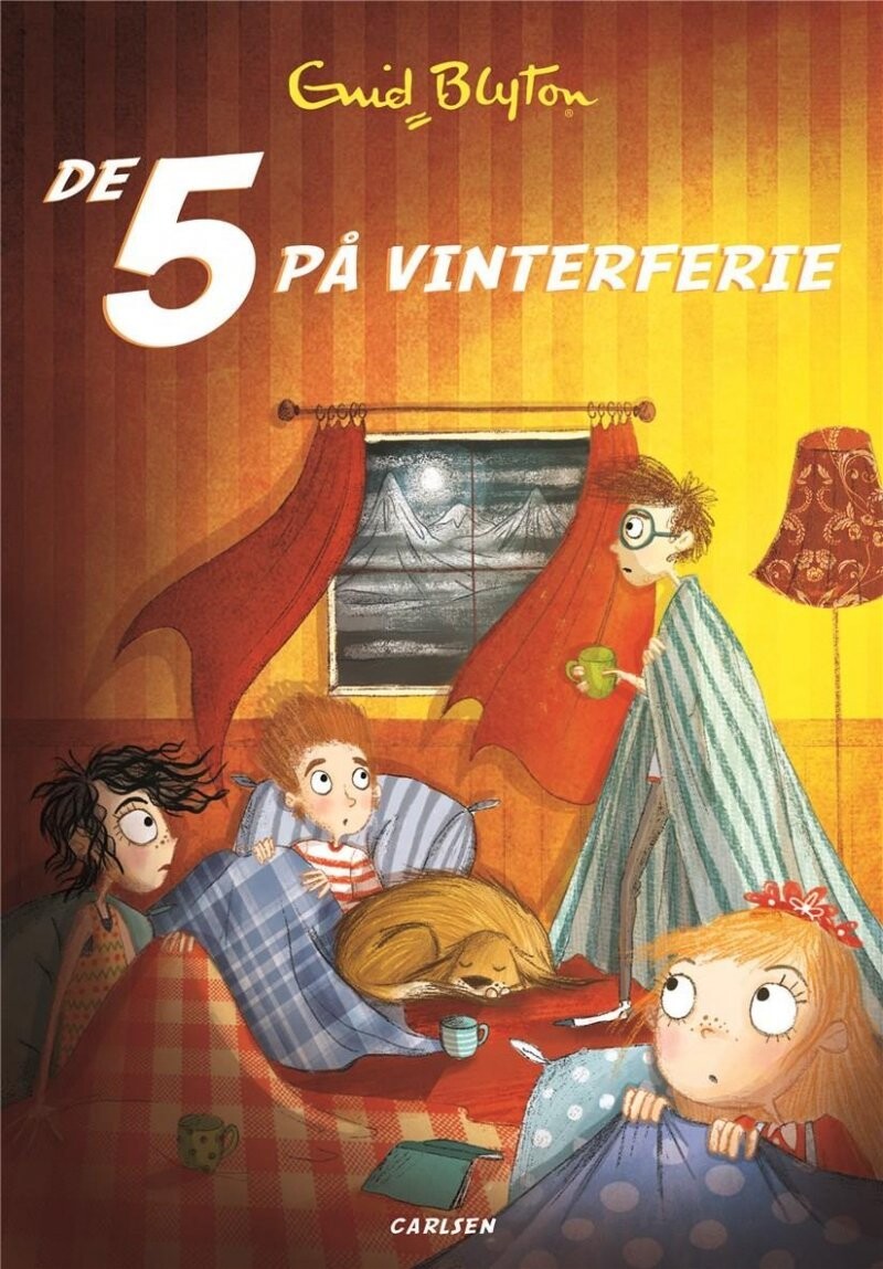 De 5 - Nr17 - De 5 På Vinterferie - Enid Blyton - Bog