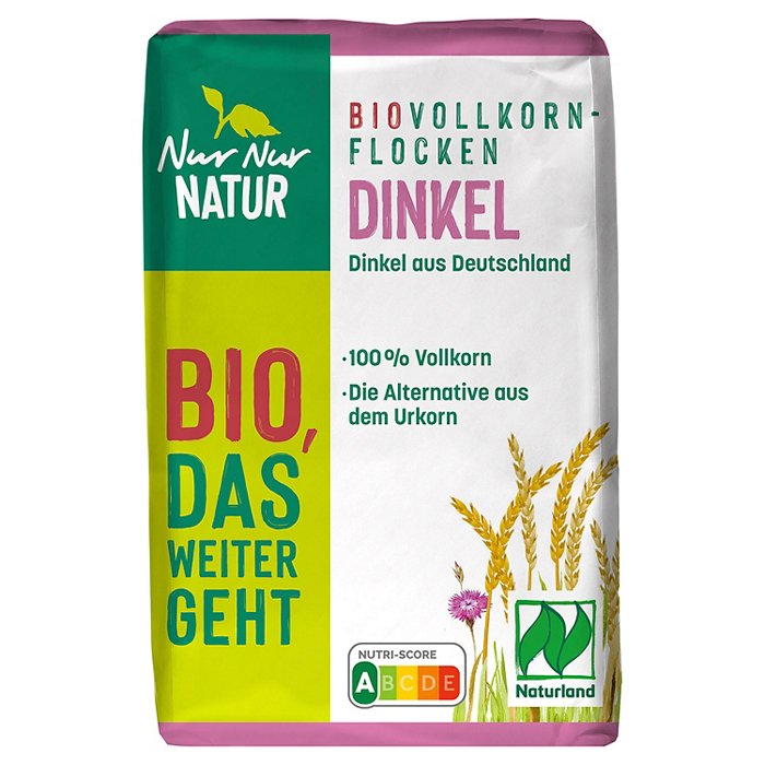 NUR NUR NATUR Bio-Flocken 500 g, Dinkel