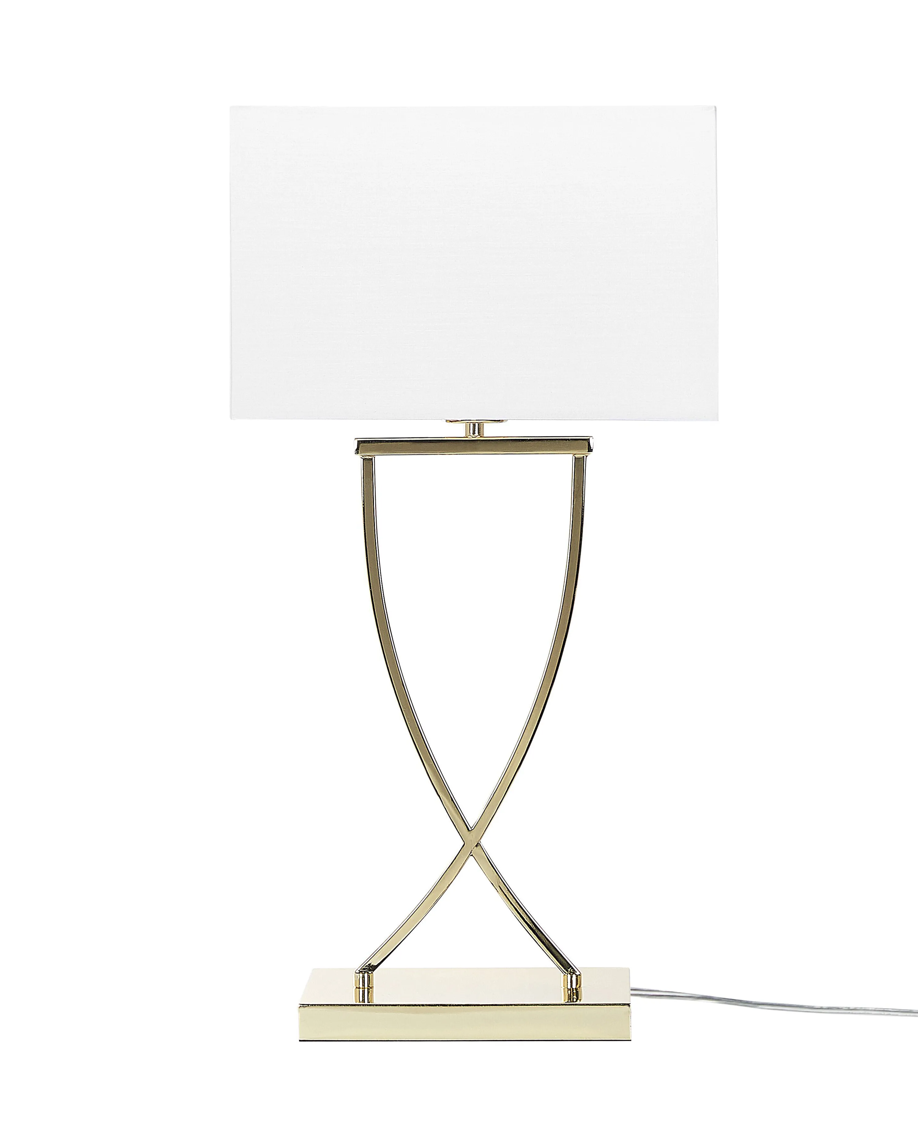 Tafellamp YASUNI Metaal Wit/goud