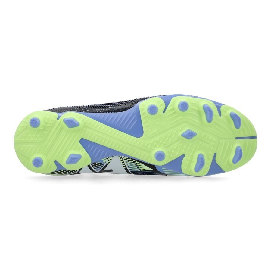 PUMA Future 7 Match FG/AG Lights Out - Gray Skies/Blanc/Fizzy Apple Enfant