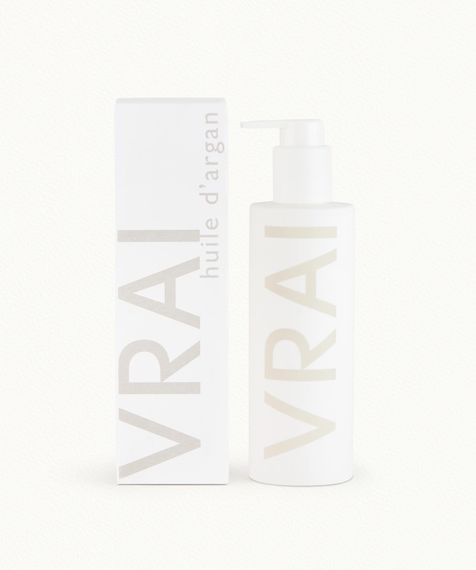 VRAI  Huile d'Argan naturelle pour le corps & les cheveux - 240ml