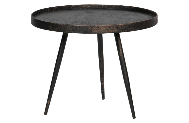 WOOOD Bounds Bijzettafel L Ø58 antique gold