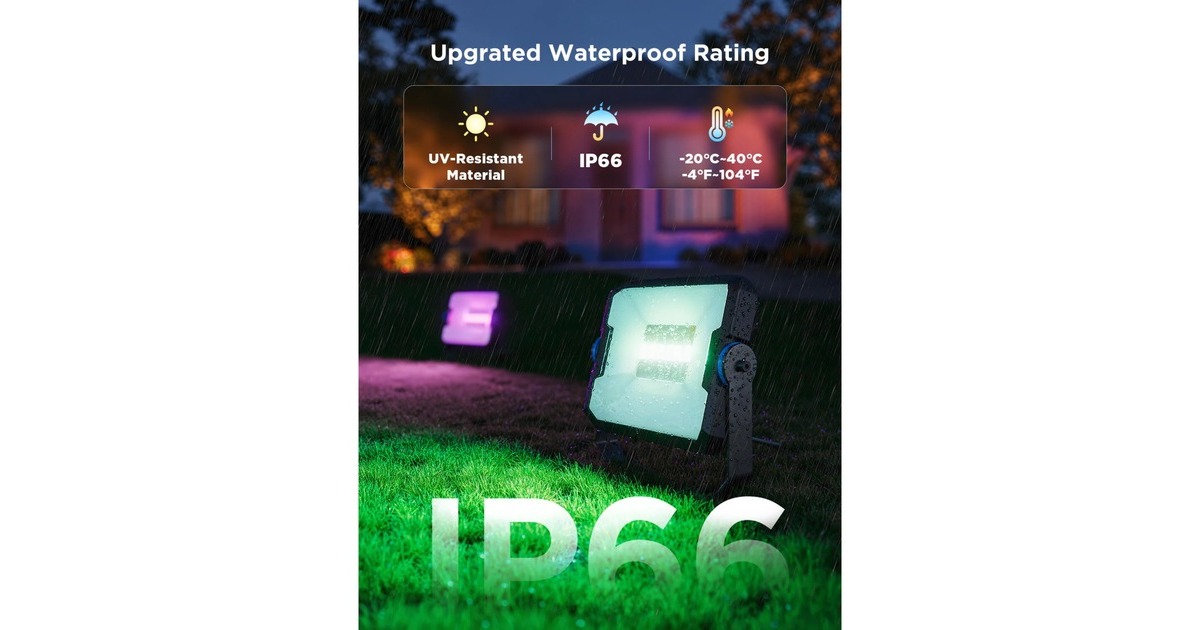 GoveeOutdoor Flood Lights 2 sfeerverlichting  (4 stuks)