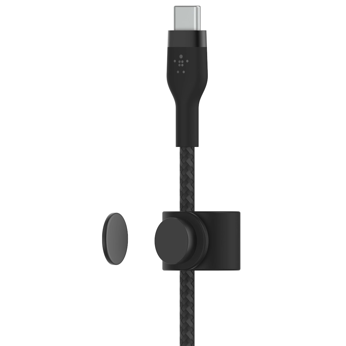 Belkin USB-C til USB-C flettet silikonkabel 3m (sort)