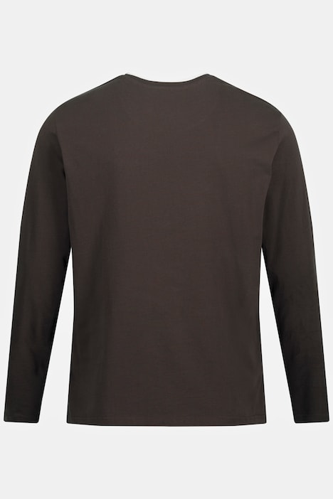Langarmshirt, OEKO-TEX, Doppel-Ausschnitt
