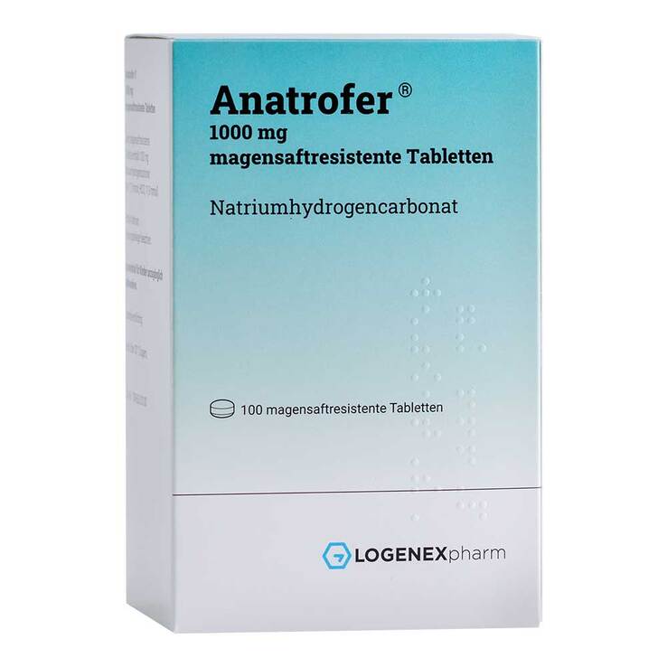 Anatrofer 1000 mg magensaftresistente Tabletten, 100 St