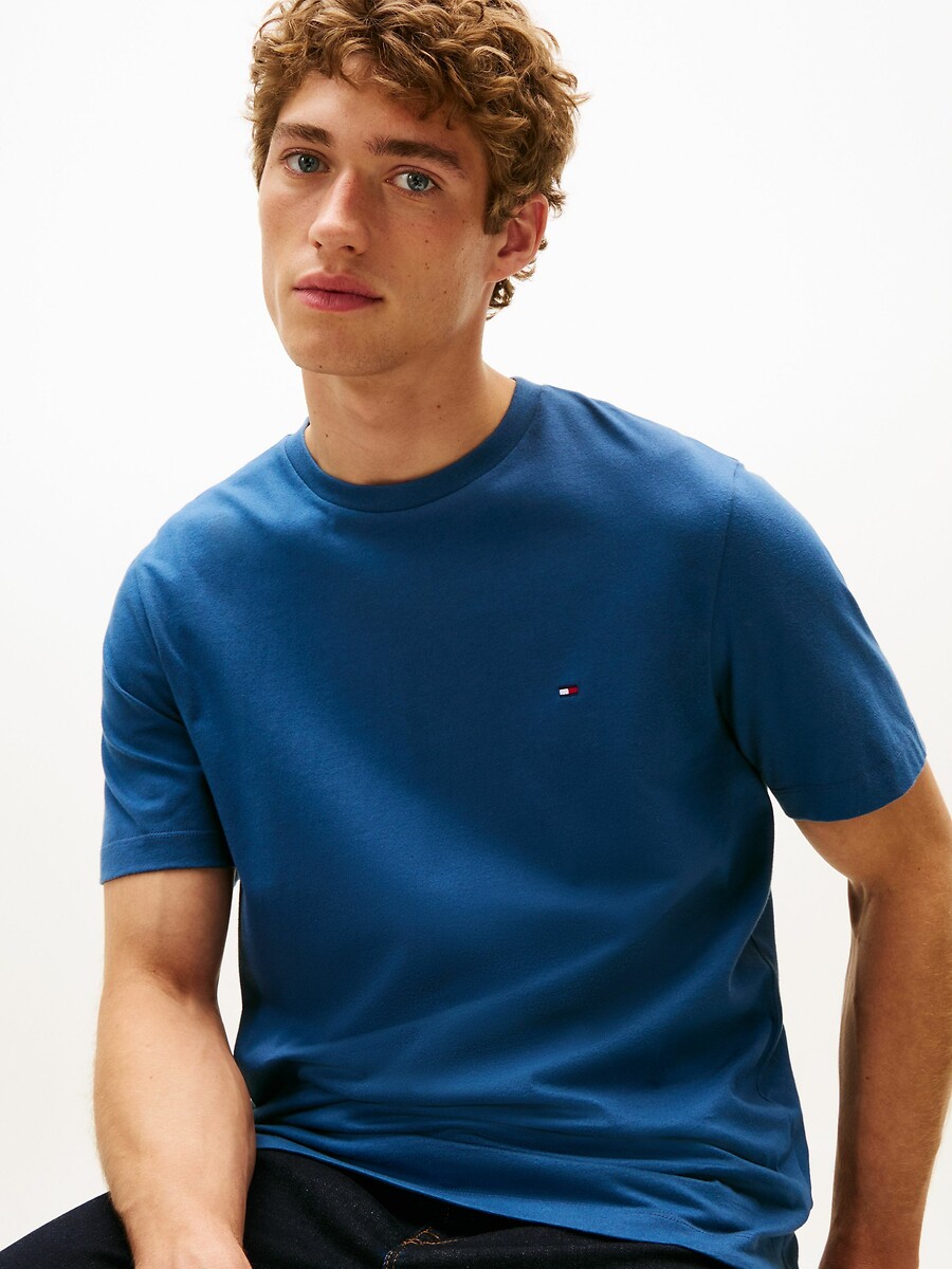 TOMMY HILFIGER<br>Camiseta grossa e reta