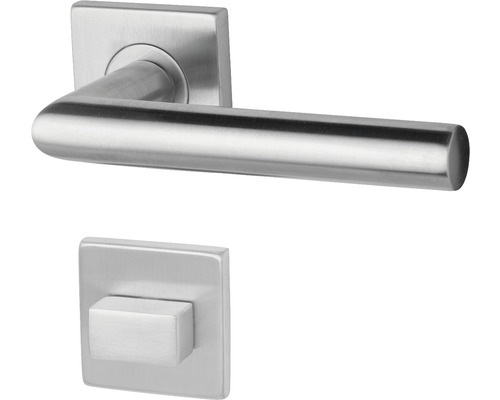 Rozetset WC Monte Carlo Vierkant roestvrij staal satijn finish