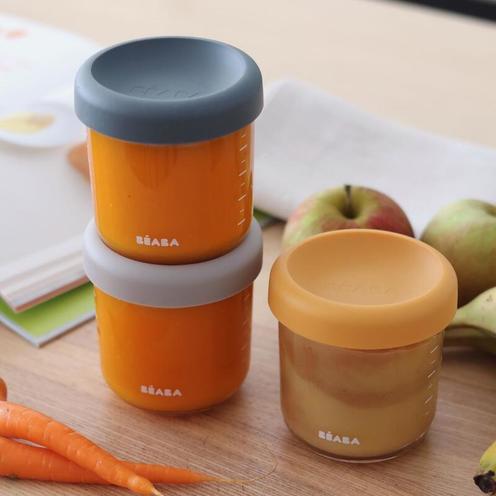 Petit pot en verre 250 ml Sage Green - BEABA