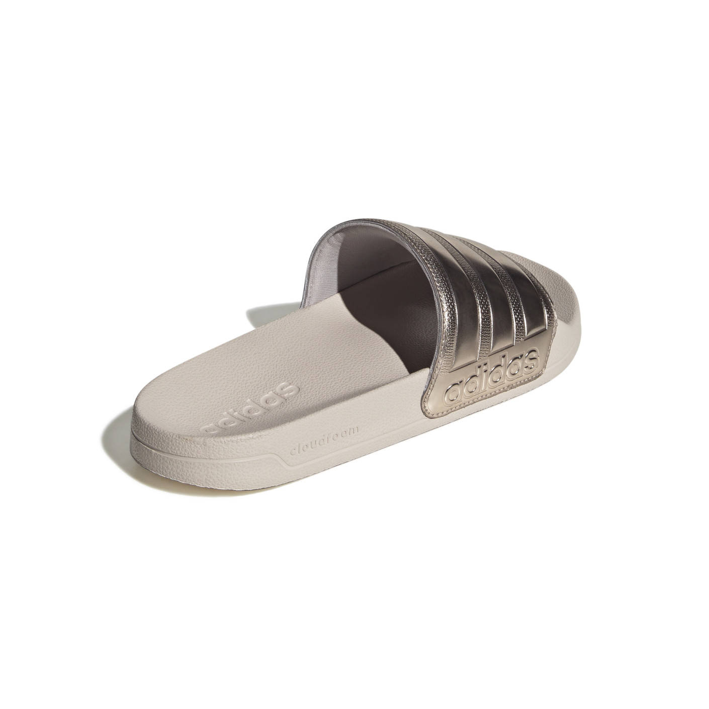 Adidas Adilette Shower Slippers Beige Zilver