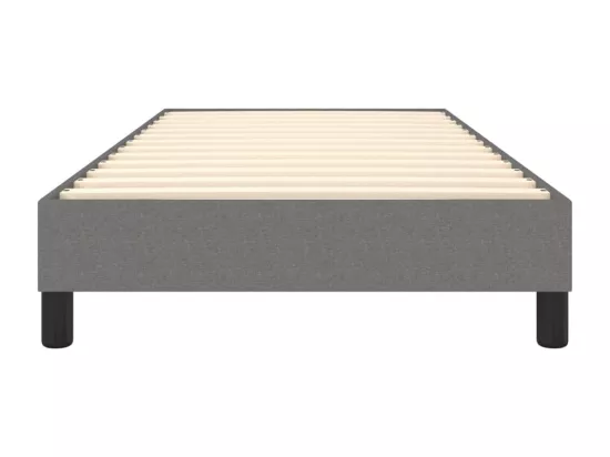 Sommier à lattes de lit Gris foncé 90x200 cm Tissu