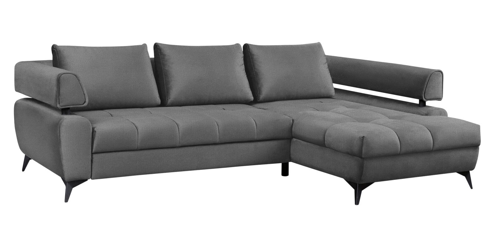 Ecksofa PARIS SF-R stonegrau