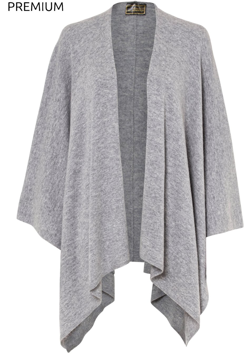 Wollen poncho met Good Cashmere Standard®