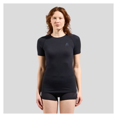 T-shirt Technique Femme Odlo Performance Wool 140 Noir