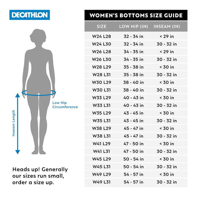 Decathlon Forclaz - Calça de caminhada feminina Forclaz MT100 2 em 1 com zíper