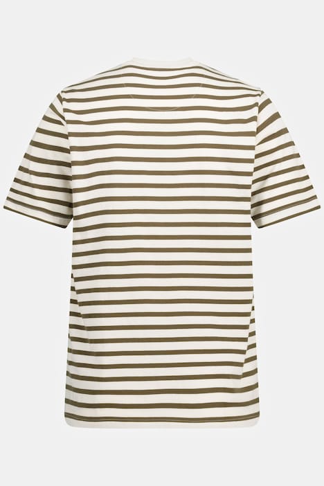 T-Shirt, Halbarm, Ringel, Rundhals