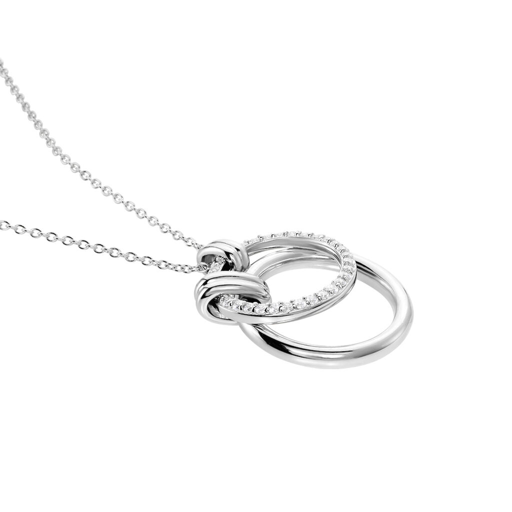 Collier Colas Argent Oxyde De Zirconium
