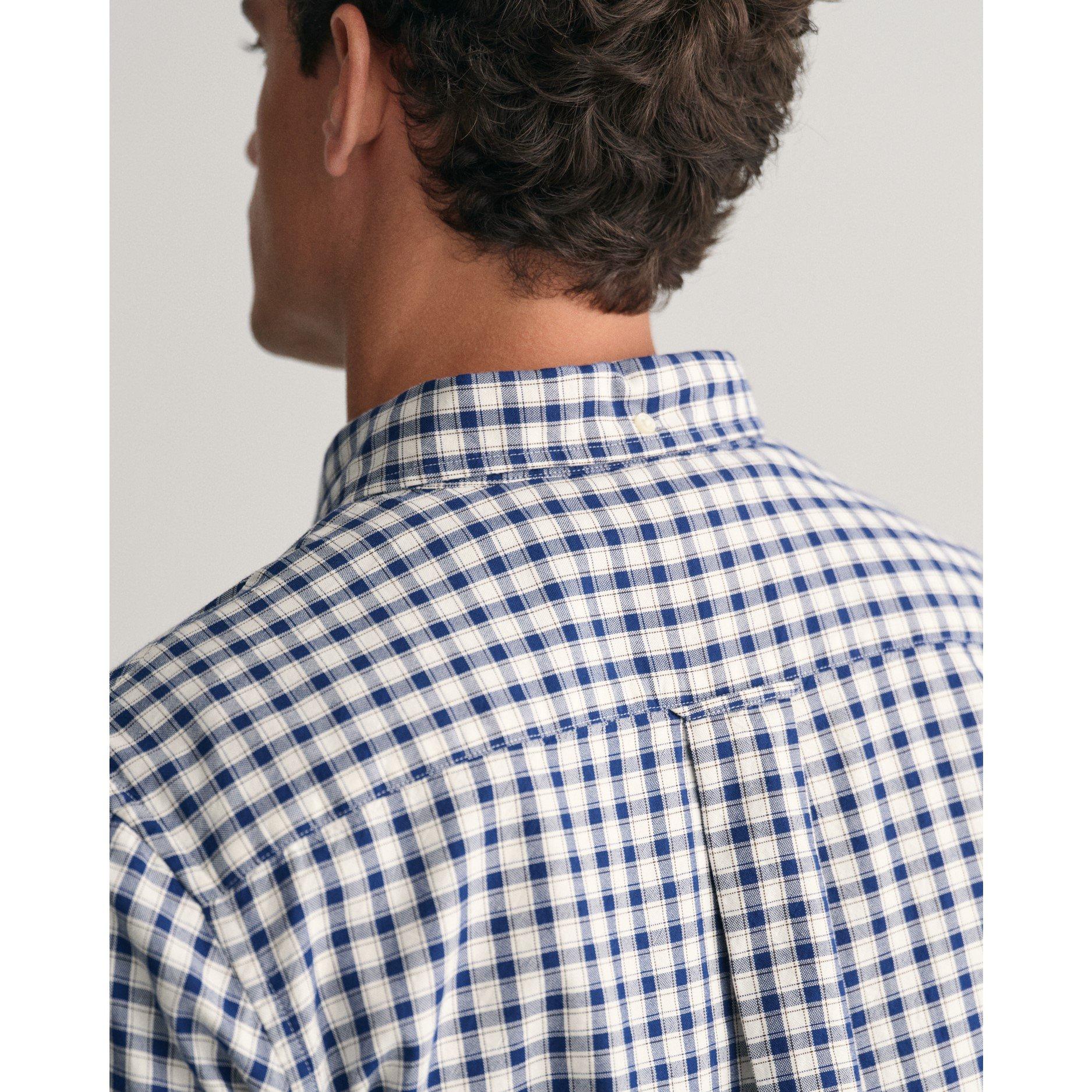 Gant Regular Fit Checked Archive Oxford Shirt