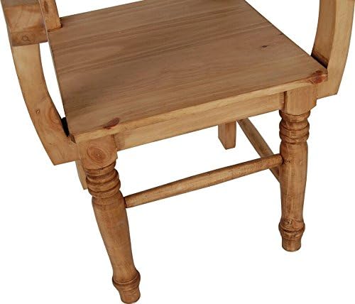 Armlehnstuhl Mexico Möbel 62x108x48 cm Landhausstil Massivholz Pinie Honig