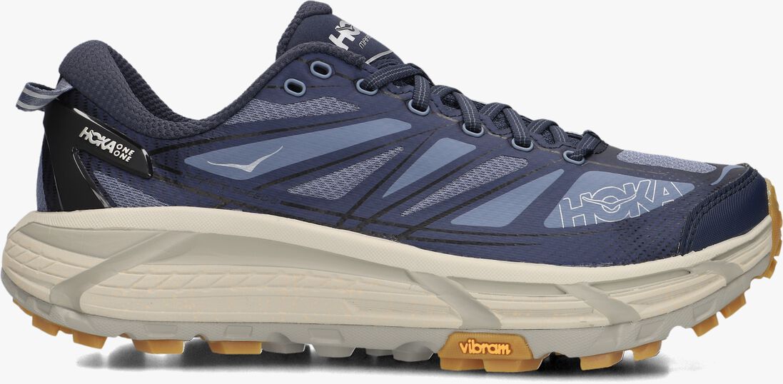 blauwe hoka lage sneakers mafate speed 2